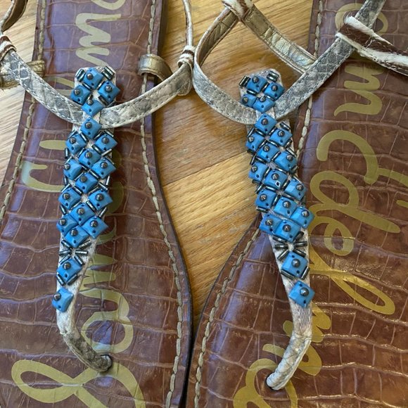 Sam Edelman Gigi Multi-Pattern Sandal - Picture 3 of 7